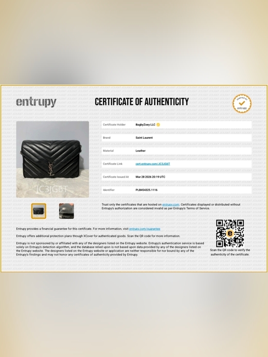 CF46 💟 Yves Saint Laurent Quilted Leather LouLou Bag - Picture 2 of 16